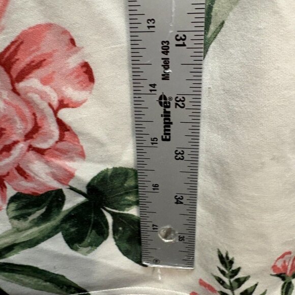 Trac Women’s Floral V-Neck Sleeveless Mini Dress Large Zip Up Back - Picture 6 of 6